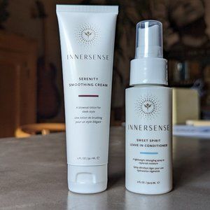 Innersense Duo: Serenity Smoothing Cream + Sweet Spirit Leave In Conditioner